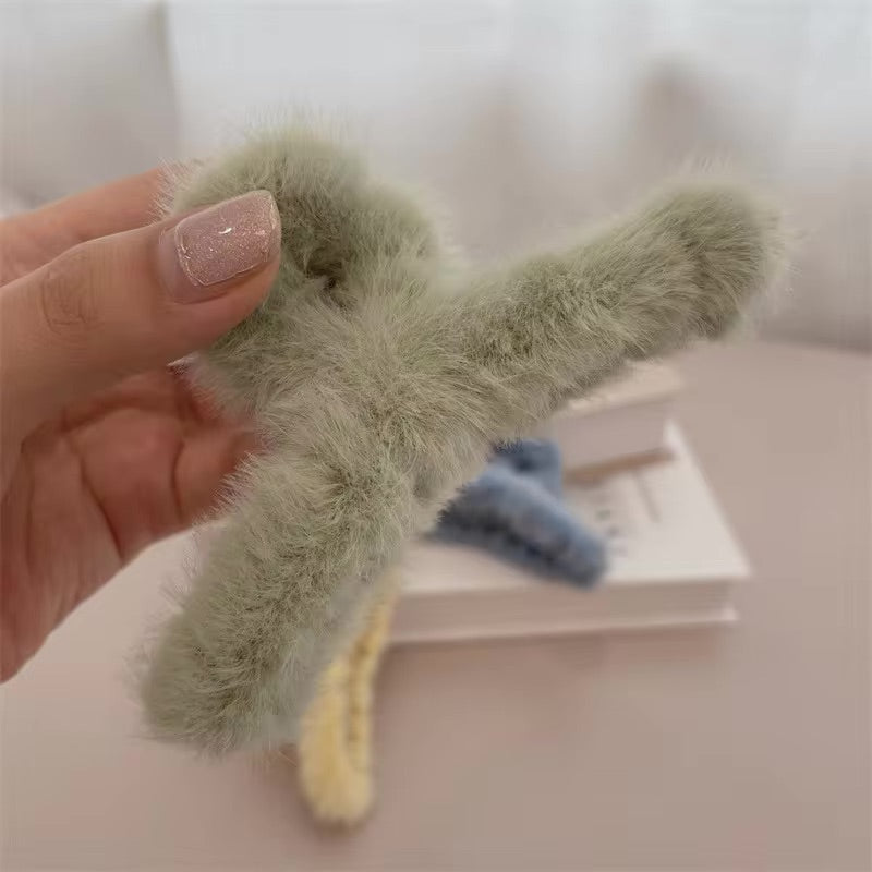 Plush Claw Clip